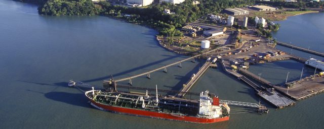 Darwin harbour and the city of Darwin in the Northern Territory, Australia.