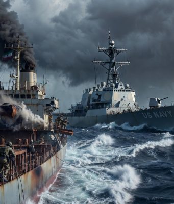 যুক্তরাষ্ট্রের দখলে ইরানি জাহাজ, চীনের তীব্র নিন্দা ও ইরানের ড্রোন প্রতিশোধ